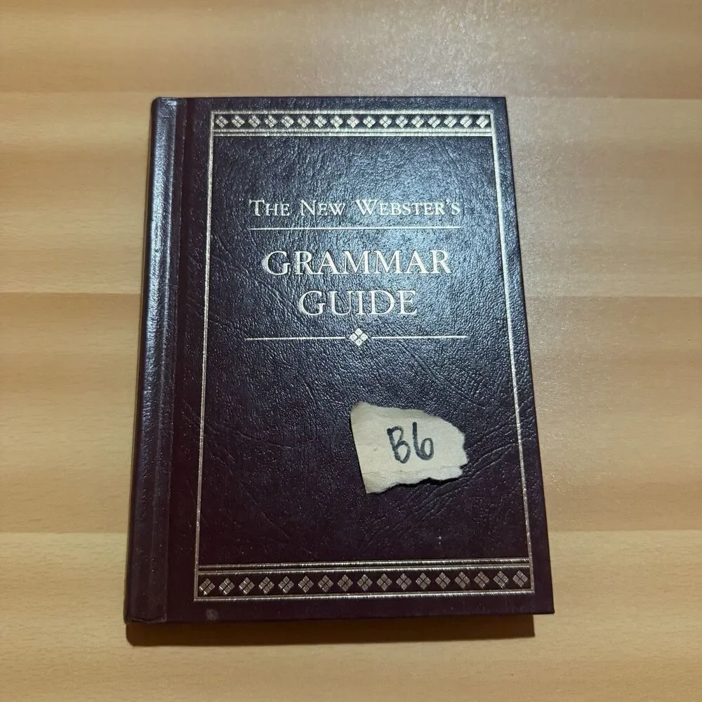 3/$15 The New Websters Grammar Guide Hardcover Book Small Learning Education